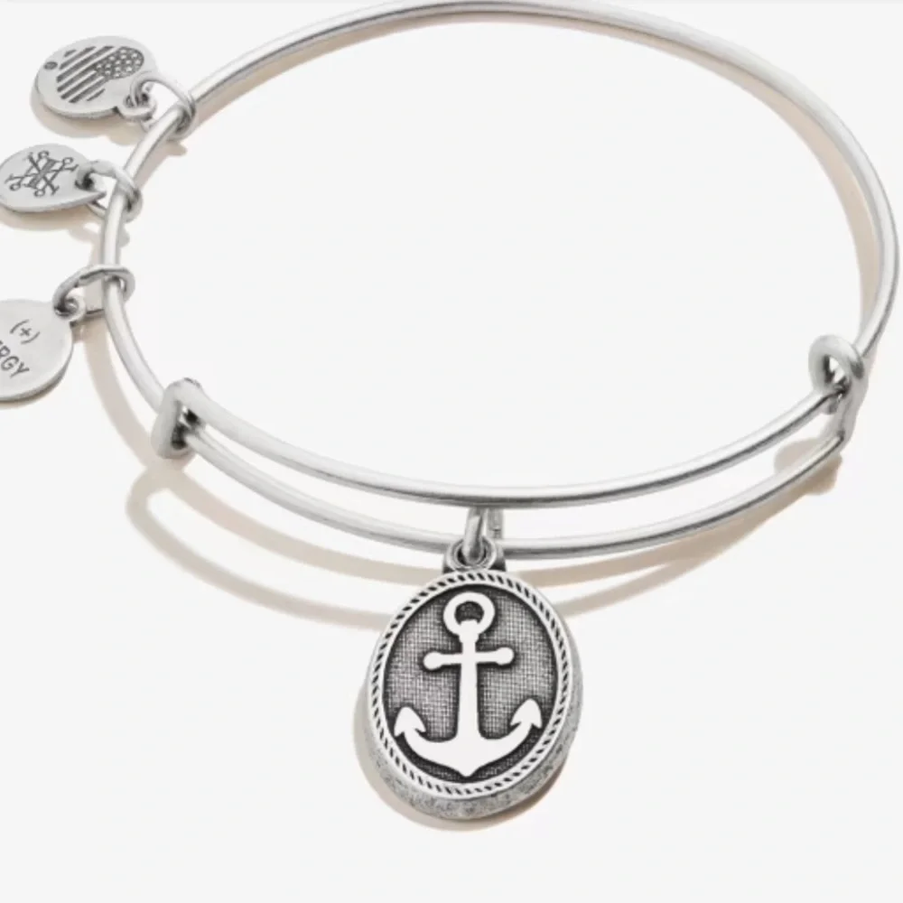 Alex and Ani Anchor Bracelet - Picture 1 of 4